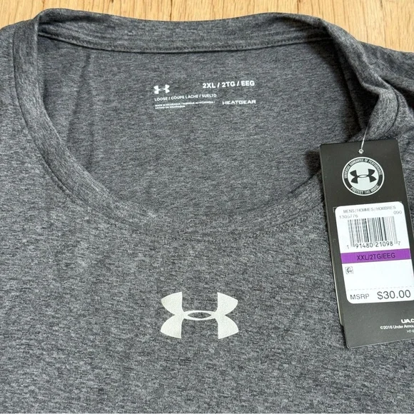UA MENS LONG SLEEVE LOCKER TEE - Picture 5 of 7